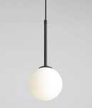 Lampa wisząca Aldex bosso mini black xxs 14 cm czarna kula szklana
