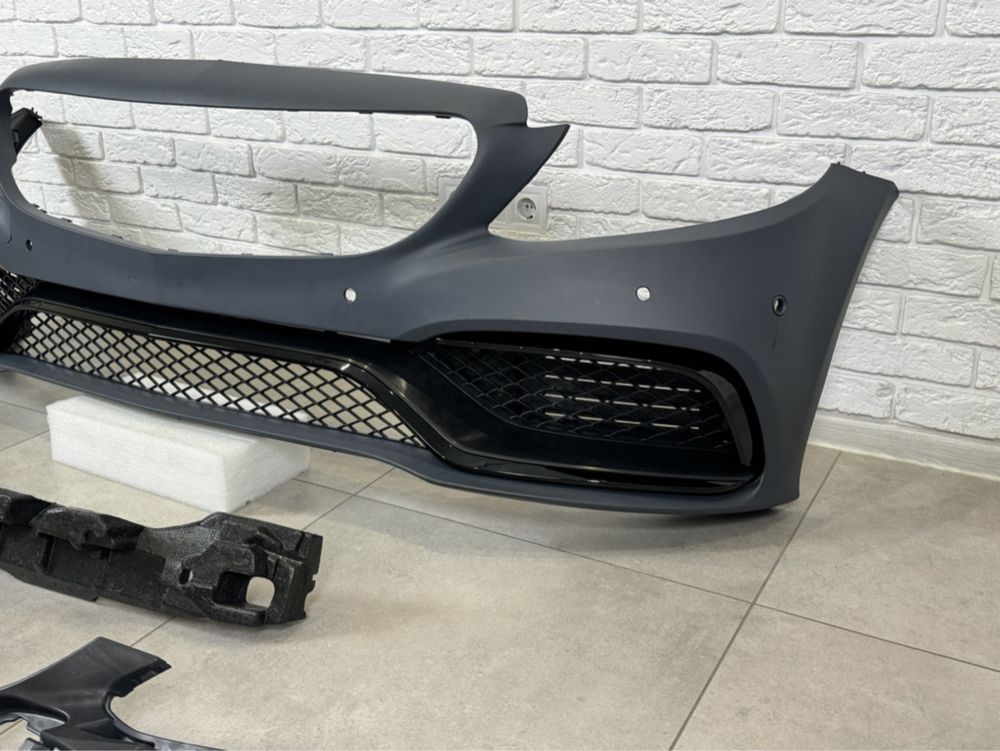 Бампер в сборе стиль AMG C63 Mercedes C-class W205 2014-2018