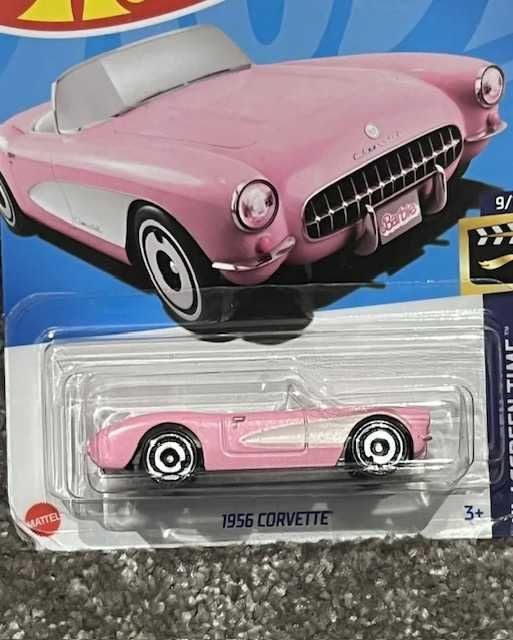 Mattel Hot Wheels Barbie The Movie 1956 Corvette 1:64 Coleccionável