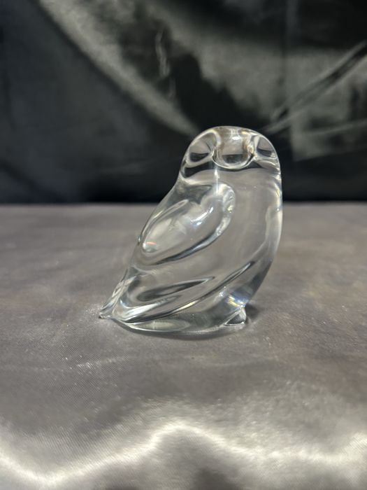 Szklana sowa – Hadeland Glassverk – szkło artystyczne, sygnowane