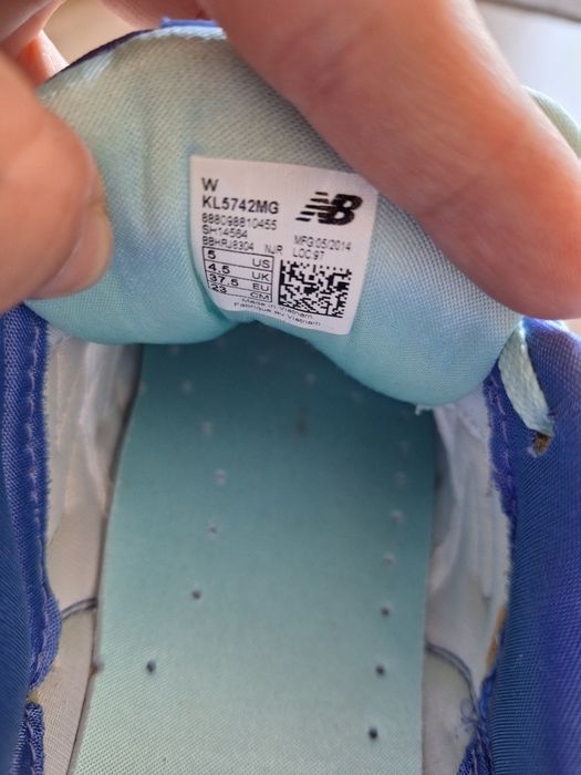 Nowe buty New Balance niebieskie 37,5