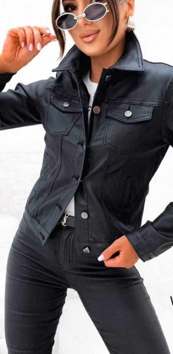 Katanka czarna woskowana