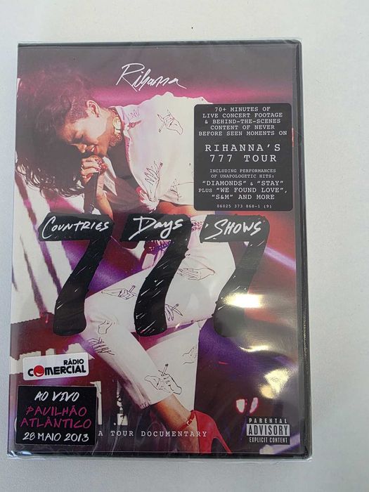 Lote 2 DVDs Novos – Rihanna 777 Tour + One Direction This Is Us