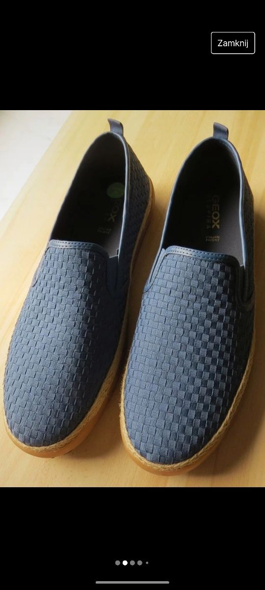 Espadryle Geox 46