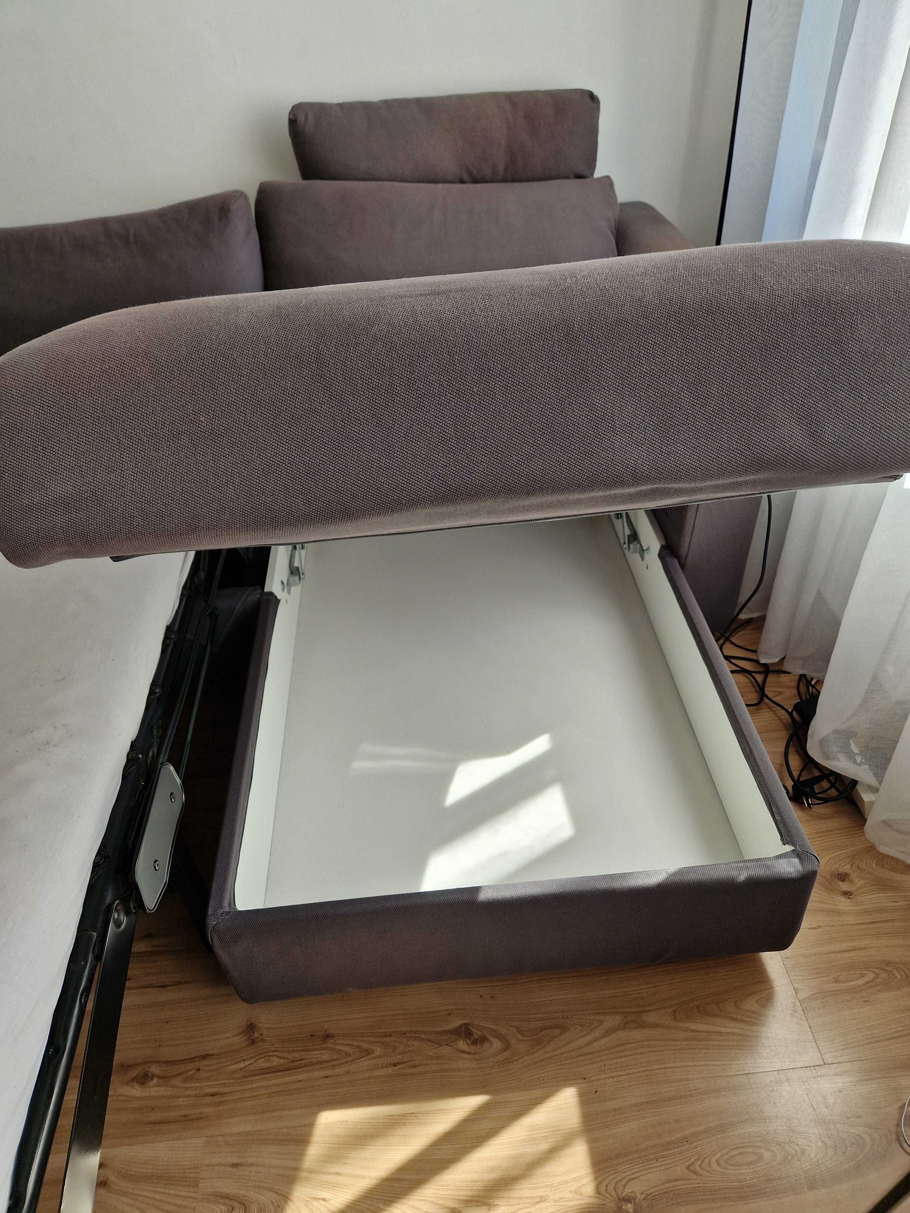 Narożnik Ikea Vimle 3 os z szezlongiem i funkcją spania