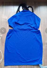 Niebieska sukienka xL/42