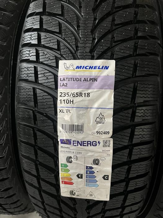 235/65/18 R18 Michelin Latitude Alpin LA2 4шт нові зима