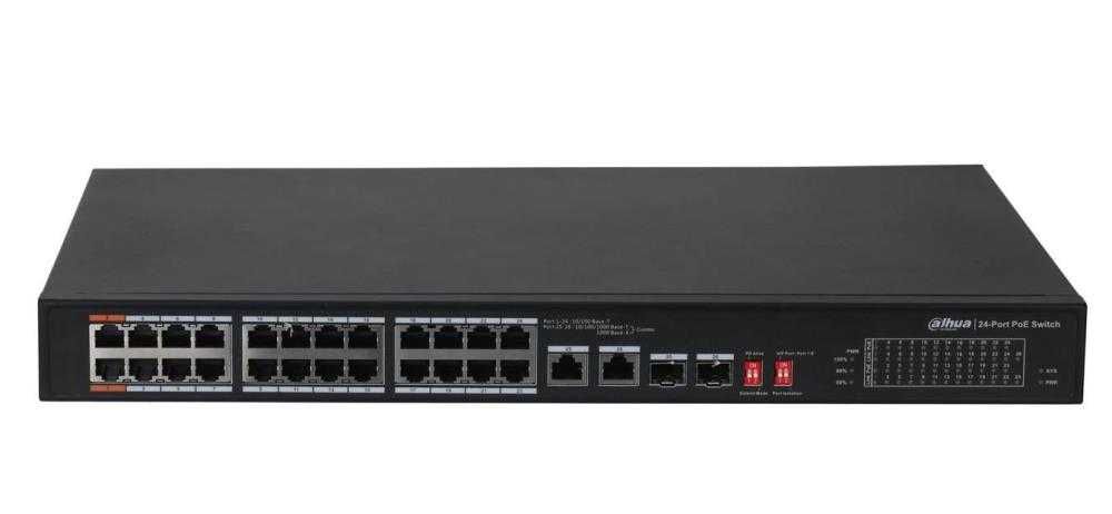 Dahua DH-PFS3226-24ET-240 Switch 24 portas POE