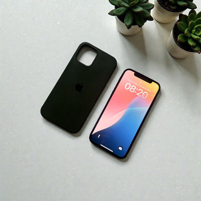 Iphone 12 Preto 64GB + 5 Capas | Sem Face ID