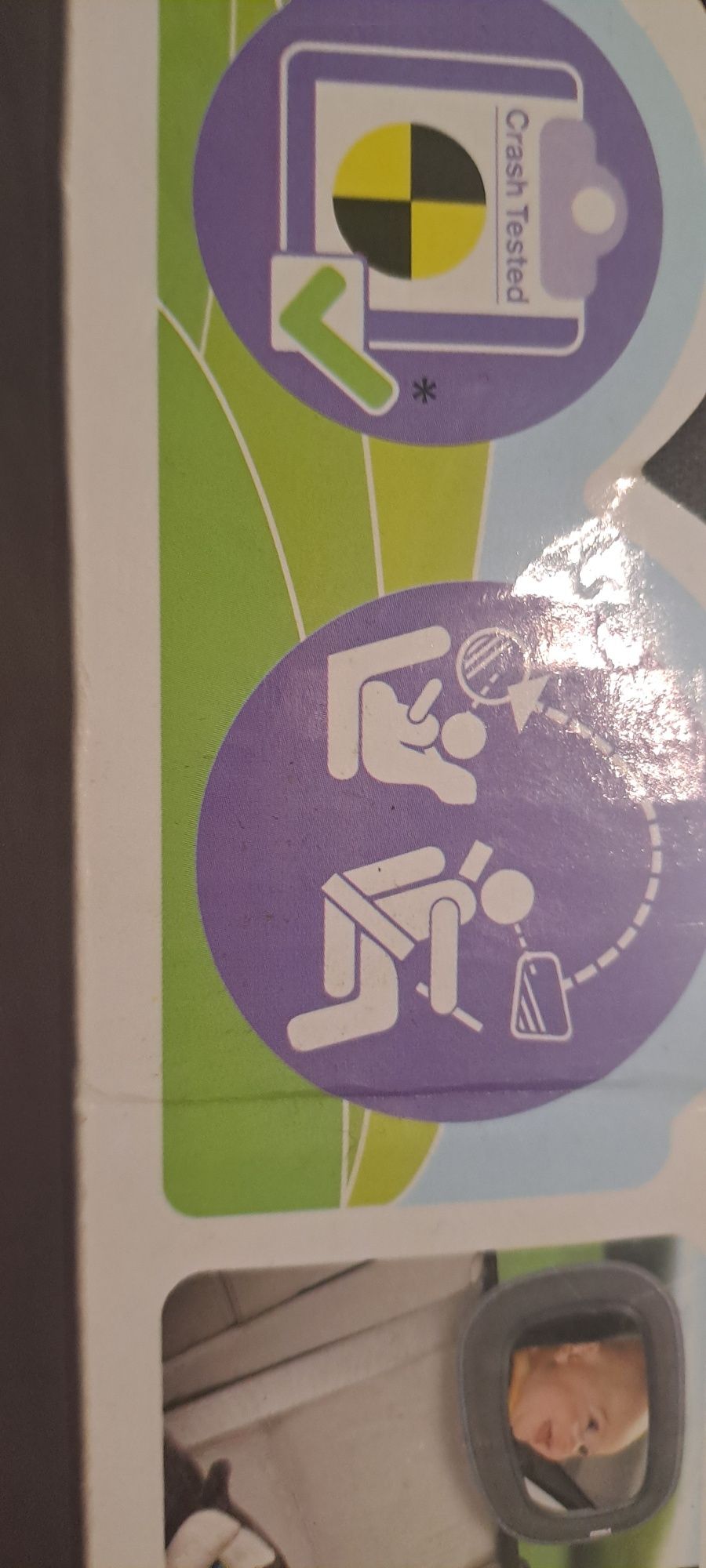 Lusterko do obserwacji dziecka w aucie.