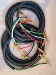 Kable głośnikowe 2x3 m BITNER LP0203 4x4 OFC [bi wire/bi-amp] + banany