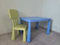 IKEA MAMMUT Дитячий стіл і стілець