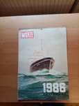 Duży kalendarz ścienny 1986