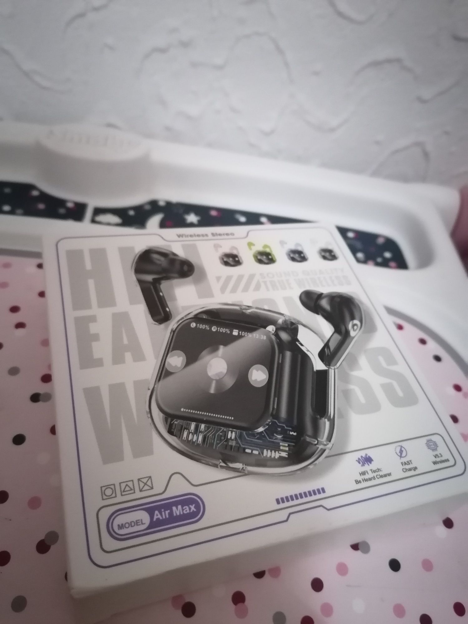 Airpods com ecrã