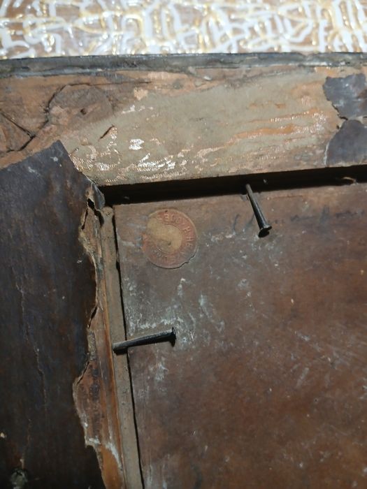 Картина  антикварная