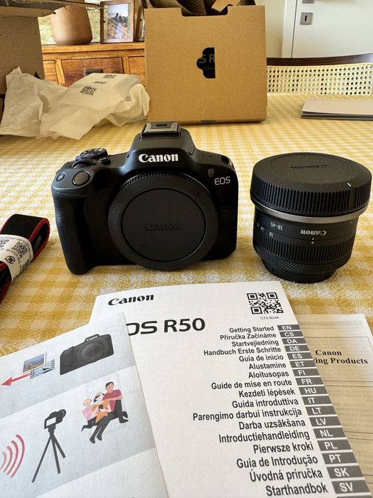 Maquina Canon R50 NOVA