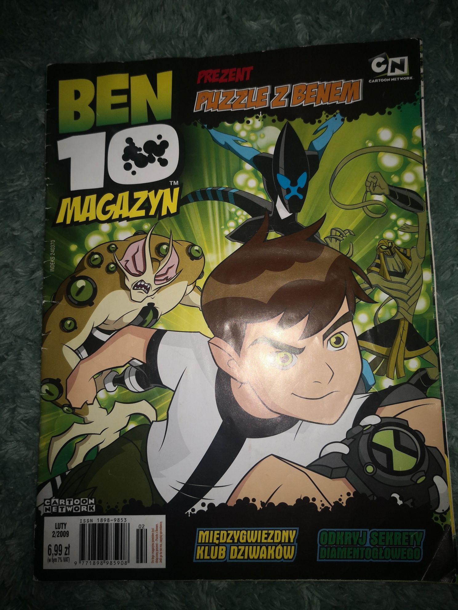 Magazyn kolekcjonerski Ben 10 rok 2009