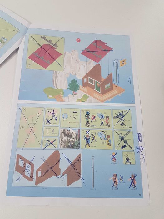 Playmobil Action 9126 Skała do wspinaczki z chatą