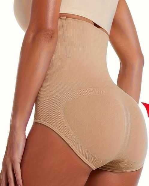 Bielizna modelująca majtki figi modelujące z wysokim stanem S