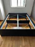 Estrutura cama queen IKEA BRIMNES + cabeceira e arrumação(sem colchão)