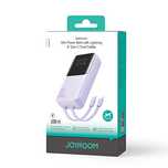 Mini powerbank Joyroom JR-PBC06 z wbudowanymi kablami USB-C / Lightnin