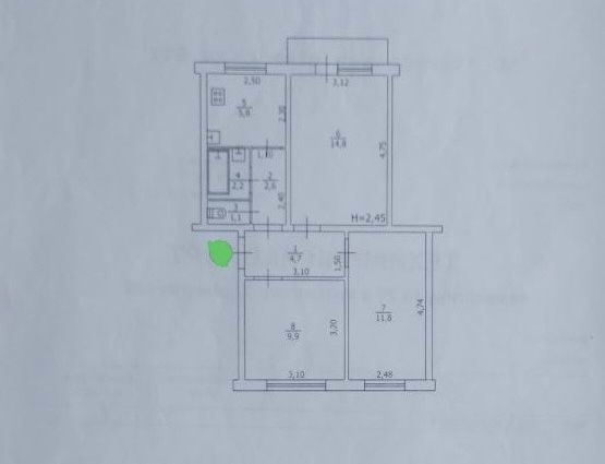 Продам 3 ккв (Авиатор ) 3 этаж
