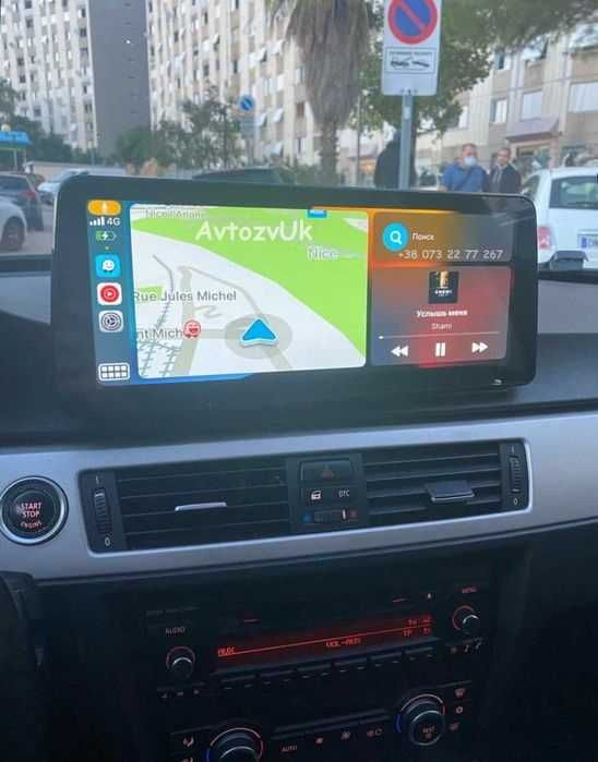 Дисплей BMW 3 e90 e91 e92 е90 GPS USB NBT ТВ Магнитола Android CarPlay