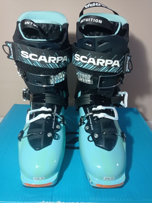 NOWE  Scarpa buty skiturowe Gea  aqua-black 23.5cm