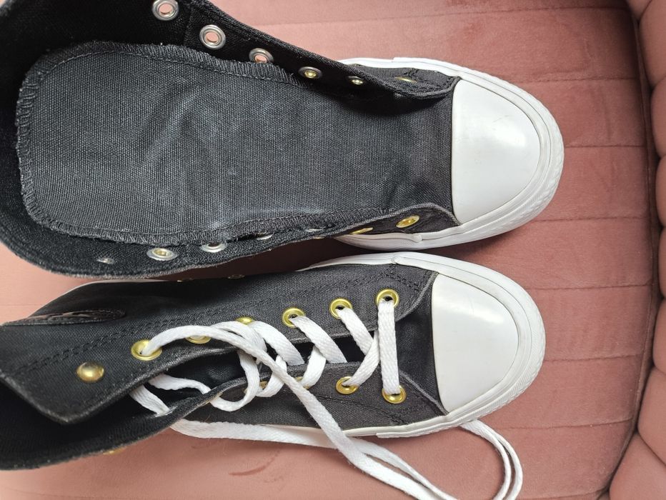 Converse Chuck Taylor Platform Star Studded Lift 38 czarne