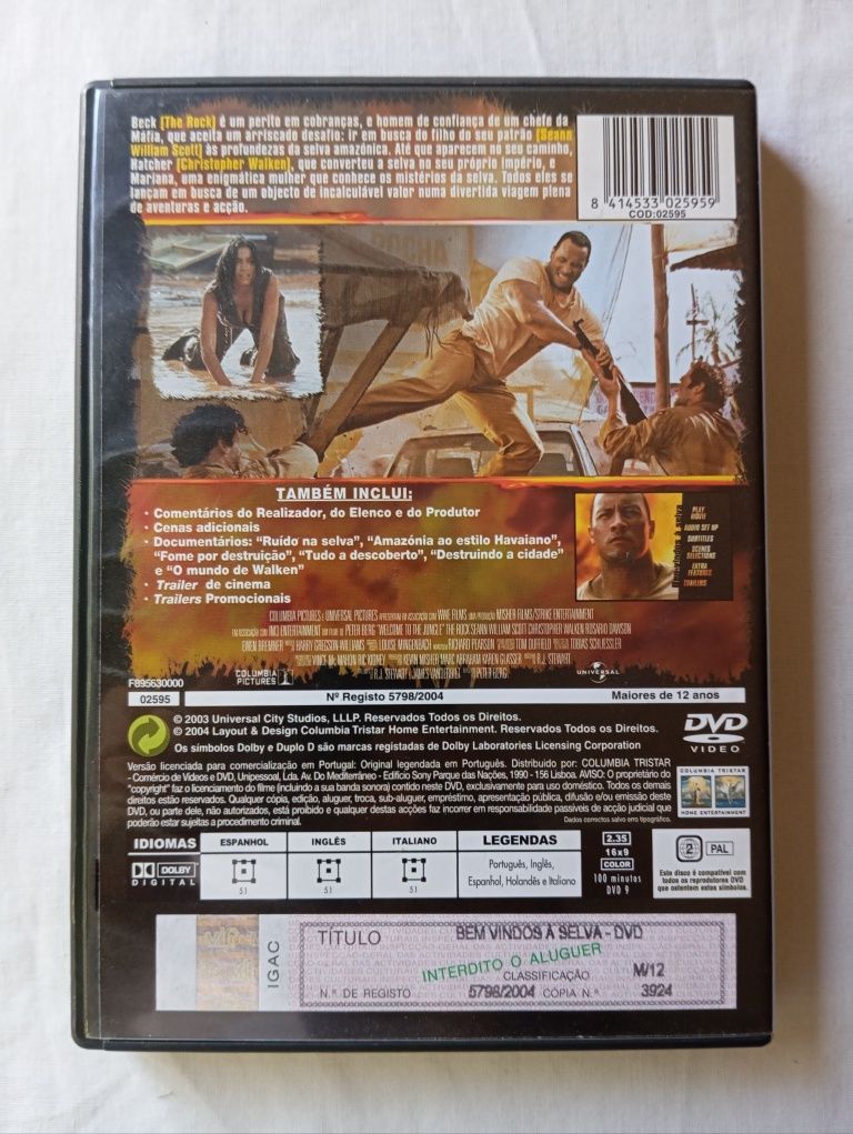DVD Bem-vindos à Selva