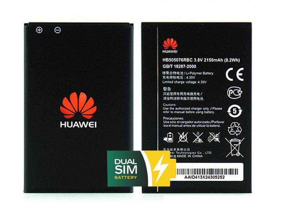 Новая батарея Huawei HB505076RBC для Ascend G606, G700, Y600 и др.