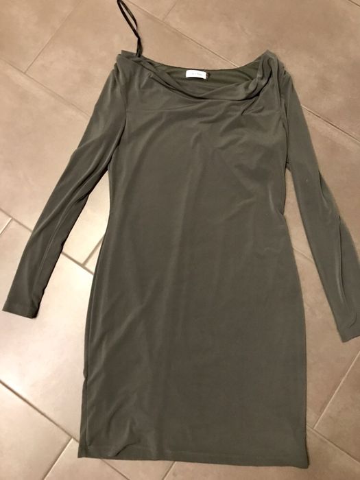 Sukienka khaki Calvin Klein