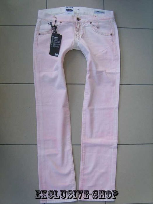 Spodnie damskie Lee Lynn jeansowe biodrówki W32 L33 pas 91 cm