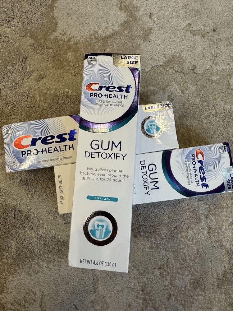 Зубная паста Детоксикация десен Crest Gum Detoxify Deep Clean