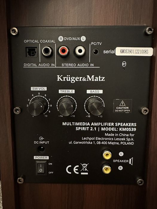 Zestaw głośników Kruger Matz Spirit 2.1 KM0539