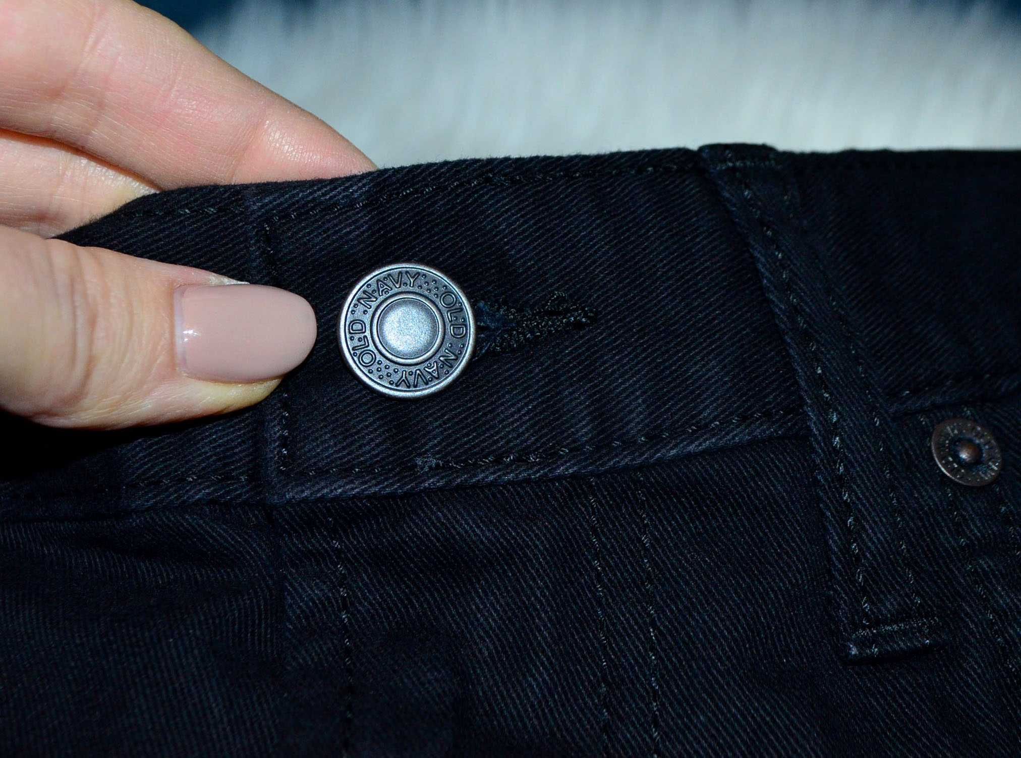 Прямые черные джинсы Old Navy 100% хлопок 32 размер