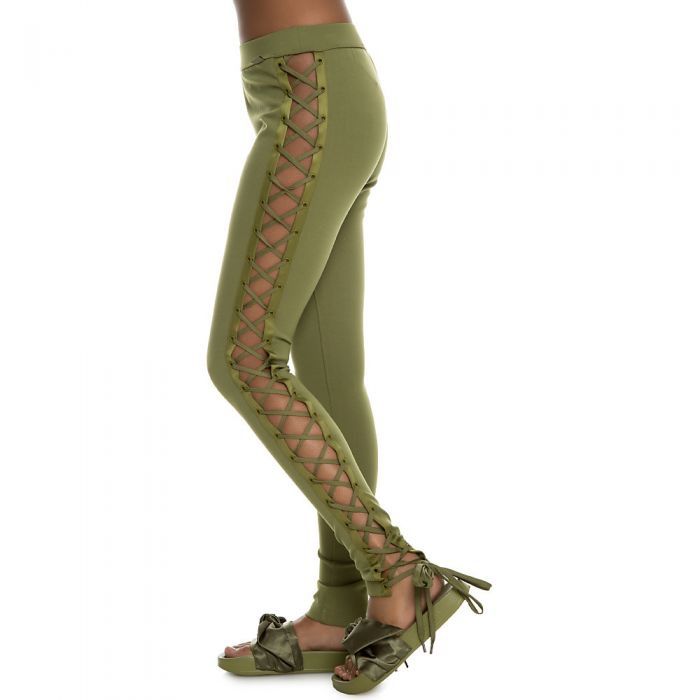 Women's boxing & bomber lacing leg-tights