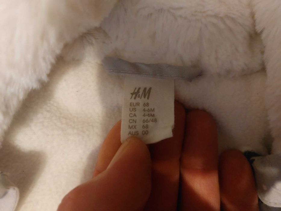 Kombinezon zimowy H&M dla dziecka R. 68