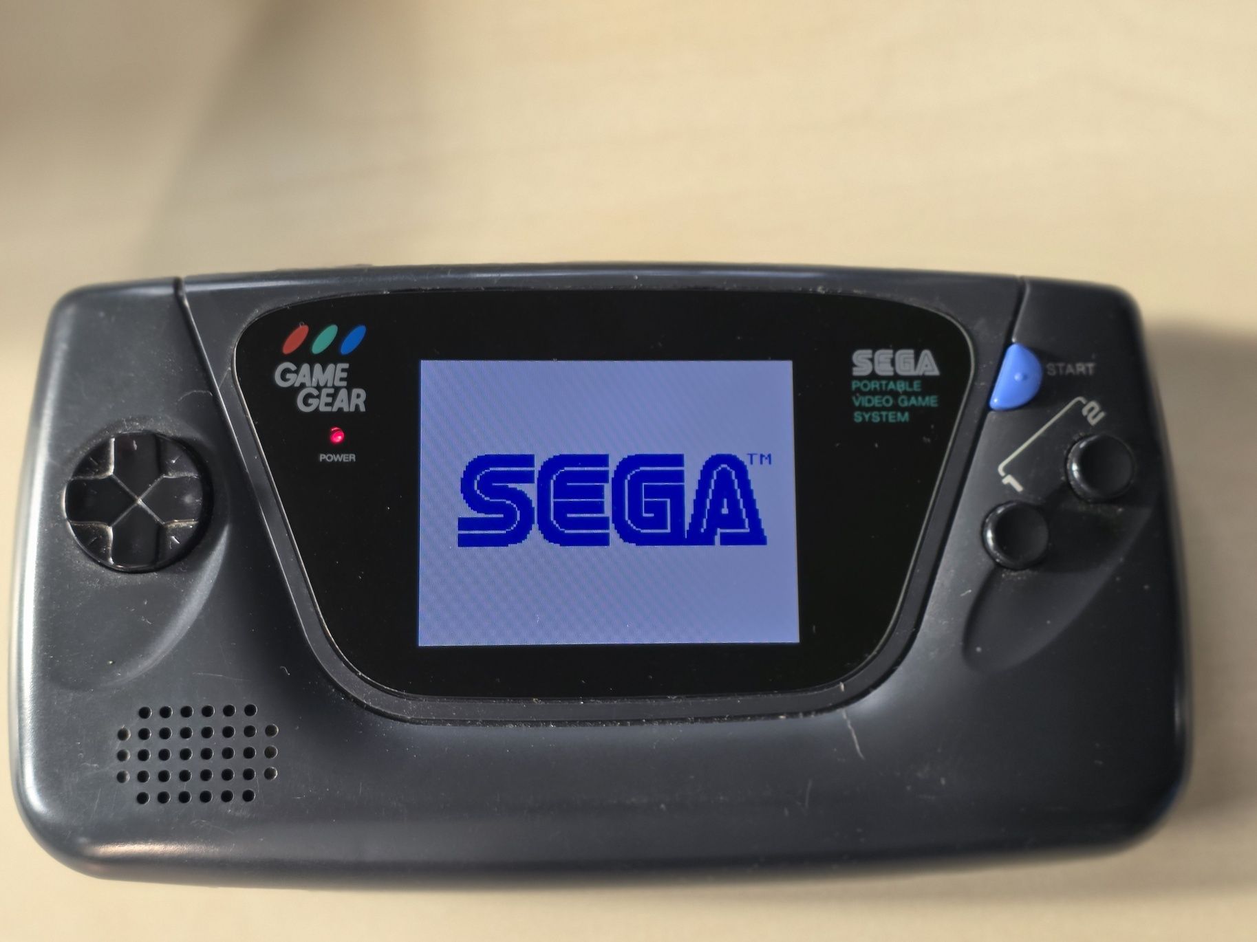 Sega Game Gear ips odnowiona plus power bank biloteka gier