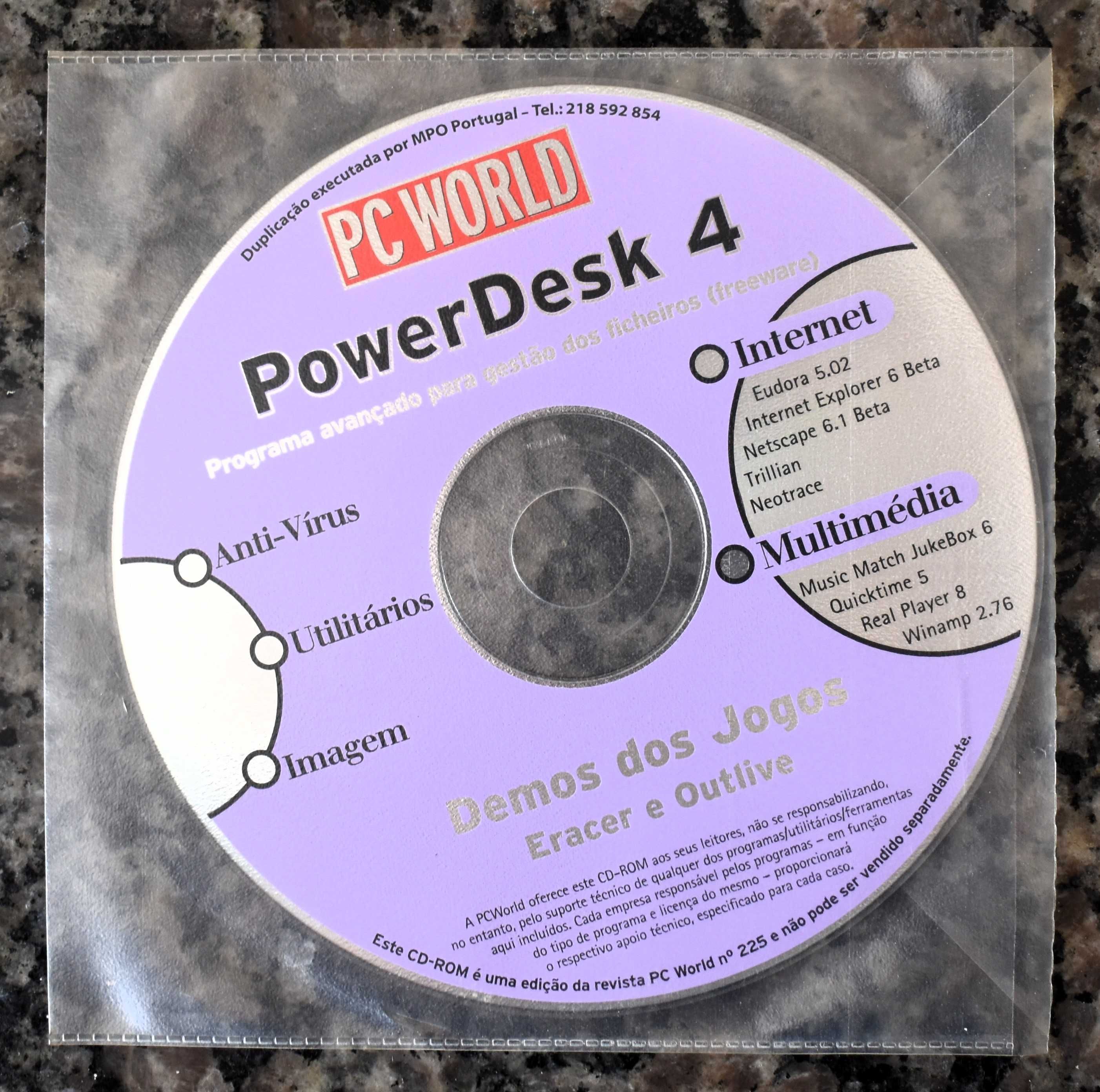 Lote 9 CD-ROM' s da revista PC WORLD