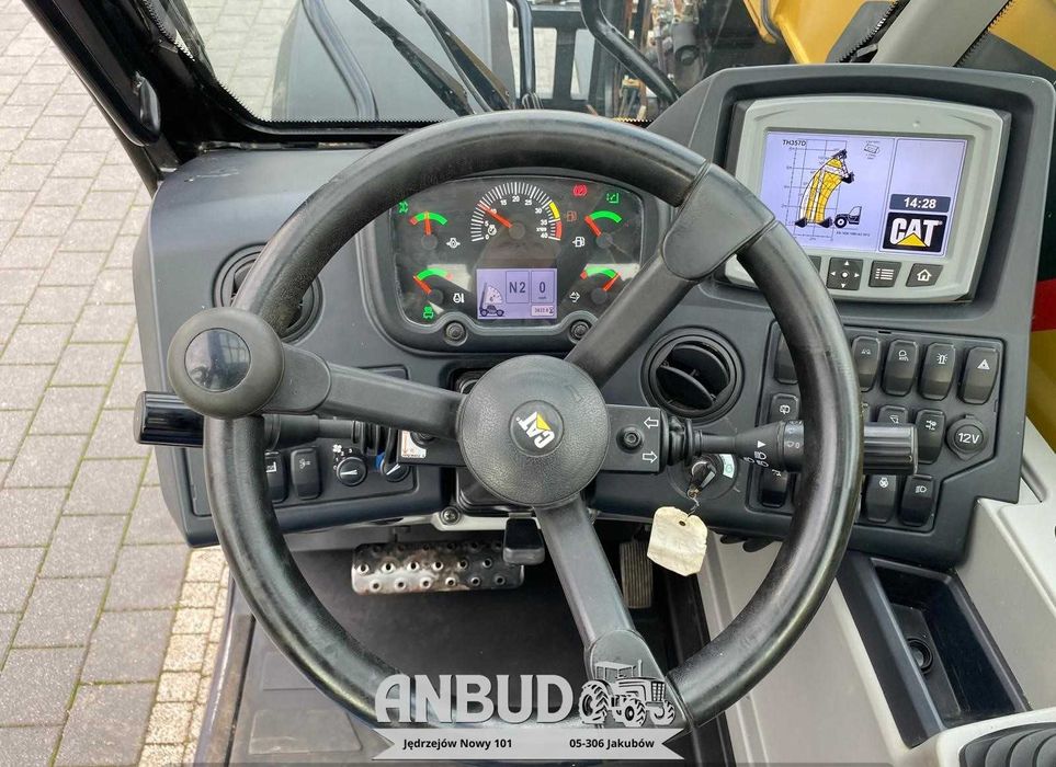 Ładowarka teleskopowa Caterpillar TH357D CAT Widły do palet Klima 336C