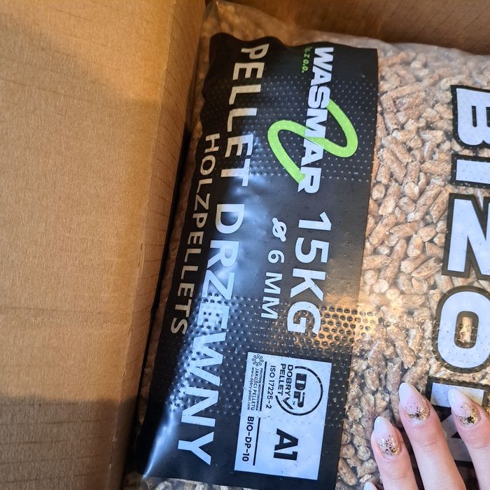 Pellet drzewny BIOZN WESMAR | Worek 15kg| A1 | 6mm | certyfikowany opa