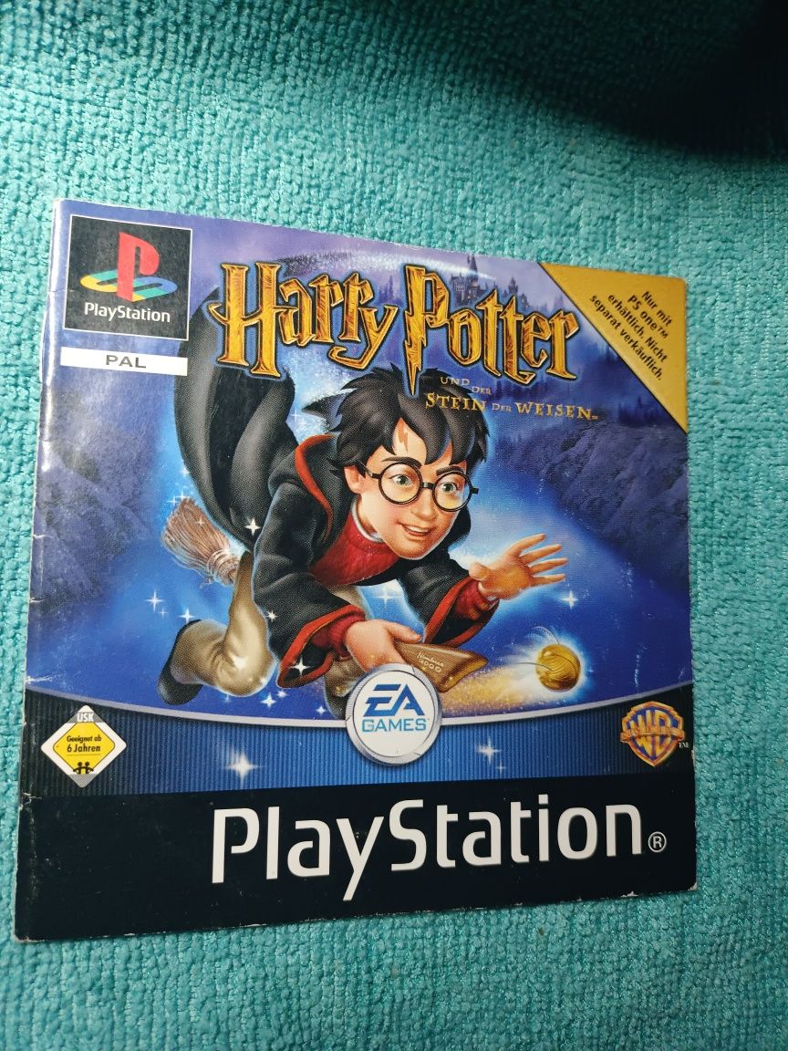 Ps1 Harry Potter psx psone Książeczka Manual