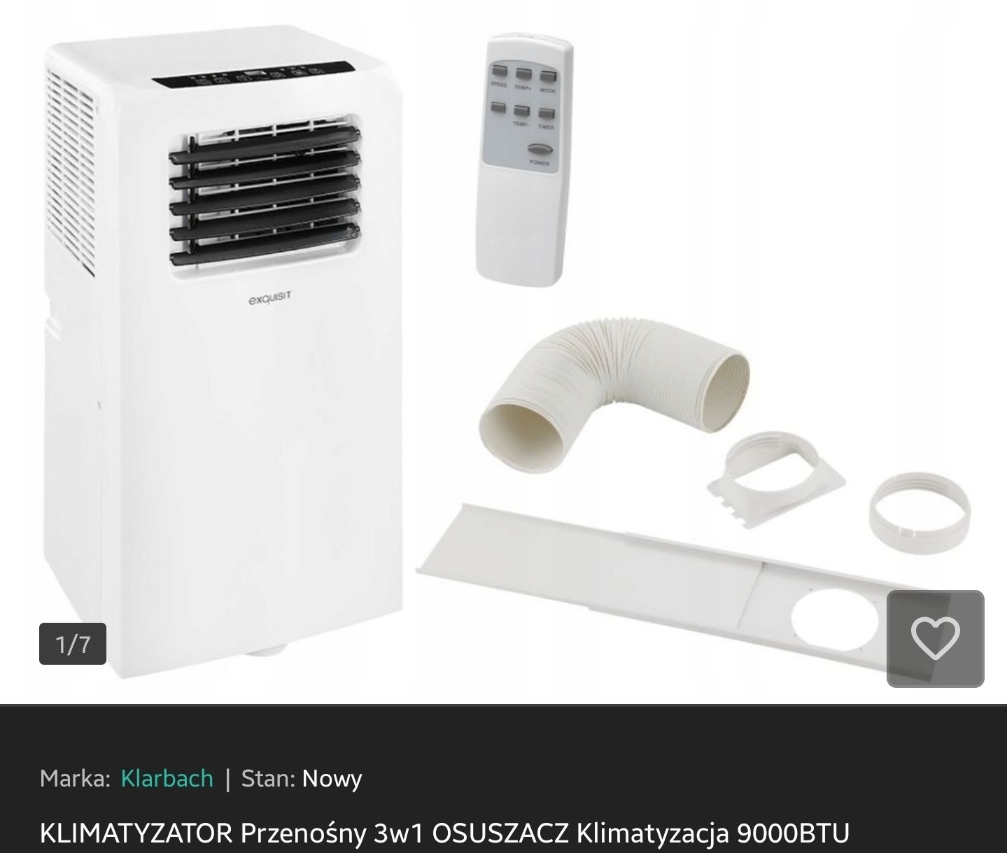 Klimatyzator przenośny