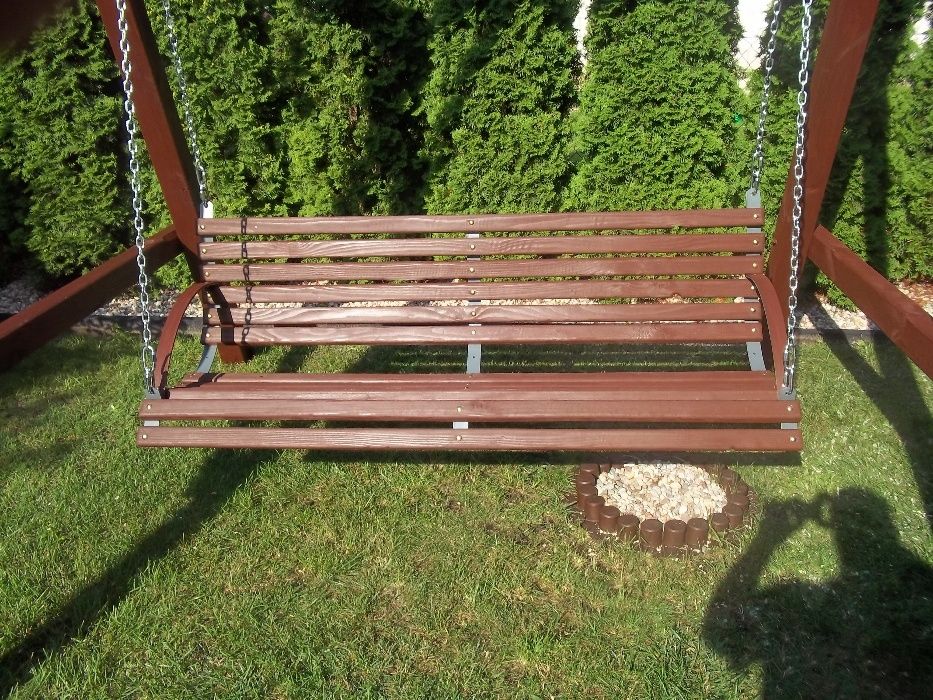 meble ogrodowe stół z ławkami