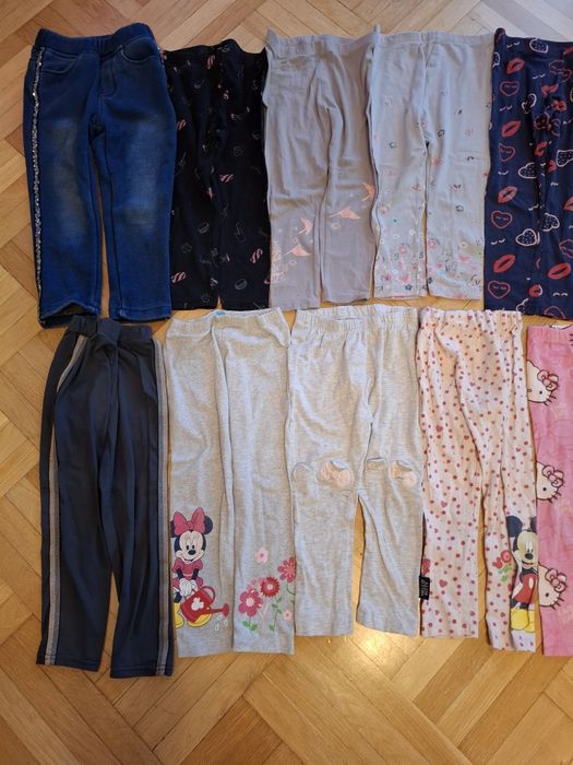 Getry leginsy spodnie jeans dla dziewczynki rozmiar 98/104