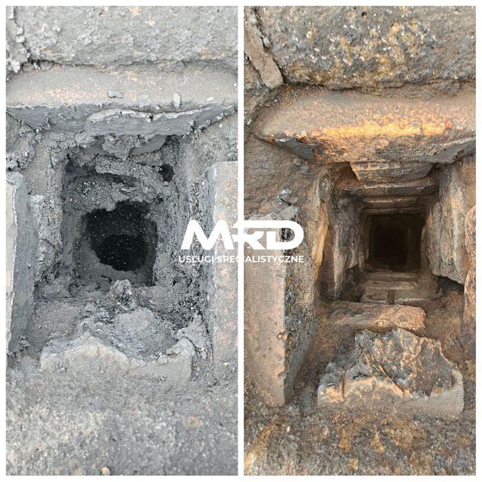 Mechaniczne czyszczenie komina – sadza, smoła, szkliste osady