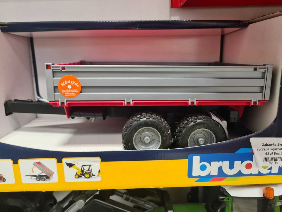 Zabawka BRUDER przyczepa wywrotka