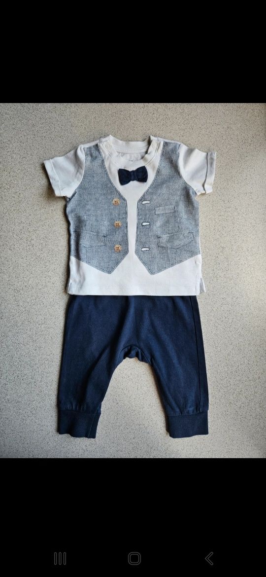 Komplet h&M niemowlęcy zestaw elegancki