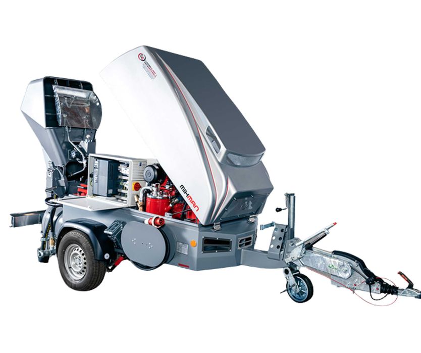 GB Mixman E4BS kosz zasypowy/ łopata nagarniająca elektryczny mixokret